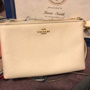 White coach crossbody